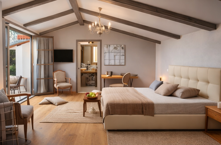 Guest room interior